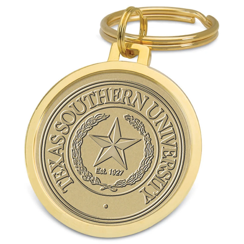 Gold Texas Southern Tigers Team Logo Split-Wire Key Ring