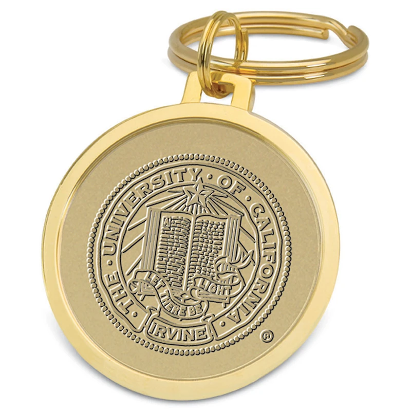 Gold UC Irvine Anteaters Team Logo Split-Wire Key Ring