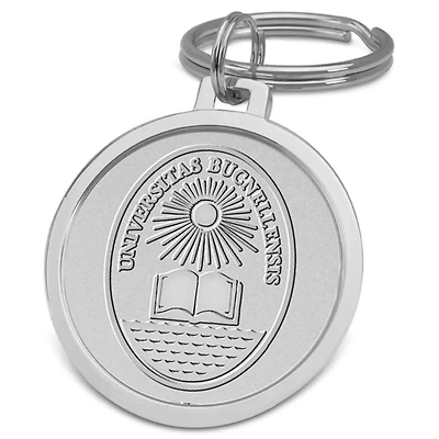 Silver Bucknell Bison Team Logo Split-Wire Key Ring