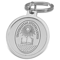 Silver Bucknell Bison Team Logo Split-Wire Key Ring