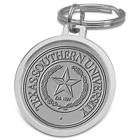 Silver Texas Southern Tigers Team Logo Split-Wire Key Ring