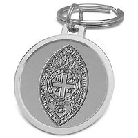 Silver University of the South Tigers Team Logo Split-Wire Key Ring