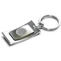 Silver Saint Louis Billikens Logo Curve Key Ring