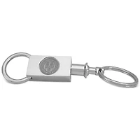 Silver Rochester Yellow Jackets Team Logo Two-Section Key Ring