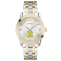 Bulova Silver Rochester Yellow Jackets Classic Two-Tone Round Watch