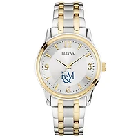 Bulova Silver Franklin & Marshall Diplomats Classic Two-Tone Round Watch