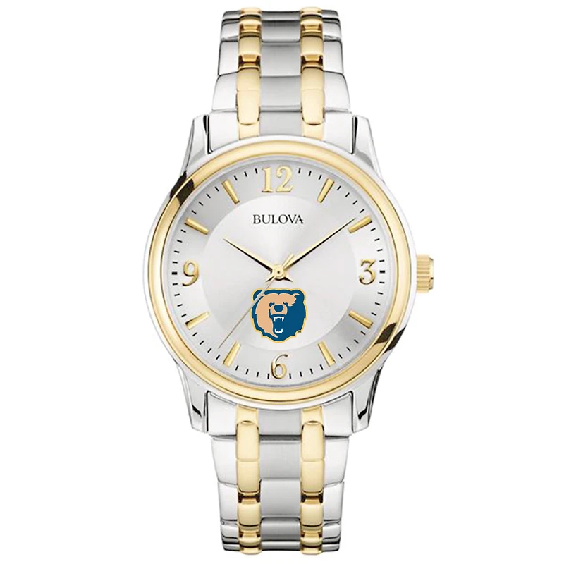 Bulova Silver Morgan State Bears Classic Two-Tone Round Watch