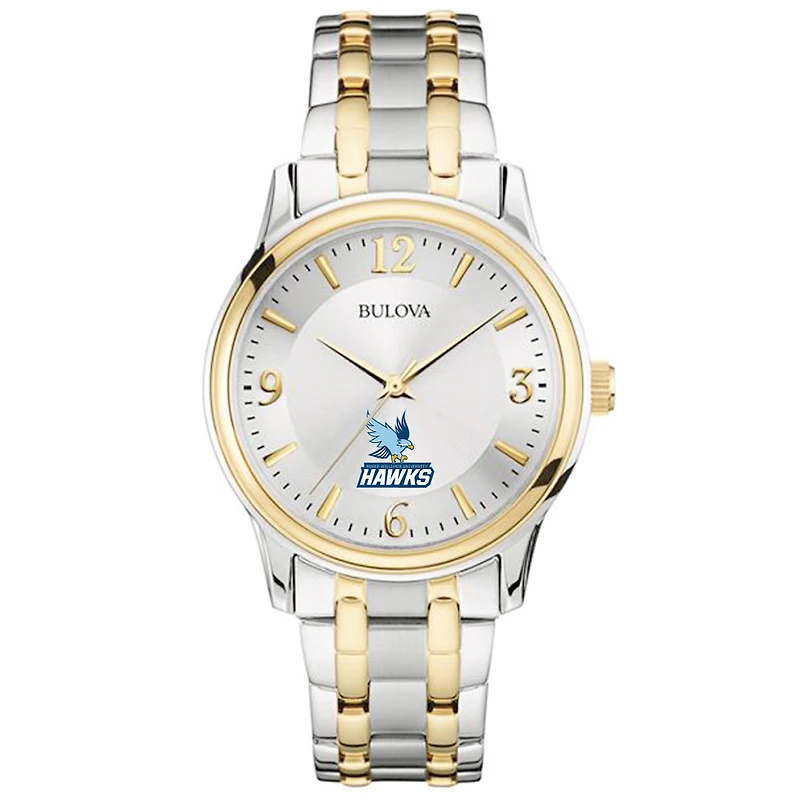 Bulova Silver Roger Williams University Classic Two-Tone Round Watch
