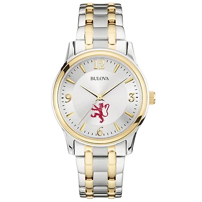 Bulova Silver Phillips Exeter Academy Big Red Classic Two-Tone Round Watch