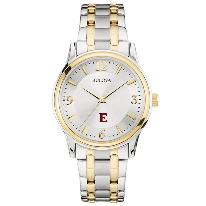 Bulova Silver Elon Phoenix Classic Two-Tone Round Watch