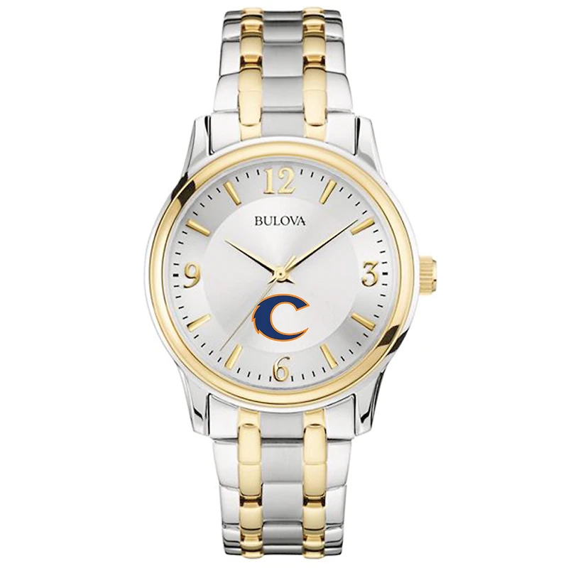 Bulova Silver Clayton State Lakers Classic Two-Tone Round Watch