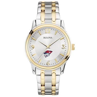 Bulova Silver Cumberlands Patriots Classic Two-Tone Round Watch