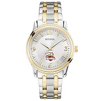 Bulova Silver Seton Hill Griffins Classic Two-Tone Round Watch