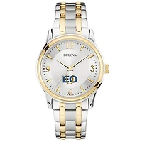 Bulova Silver Eastern Oregon Mountaineers Classic Two-Tone Round Watch