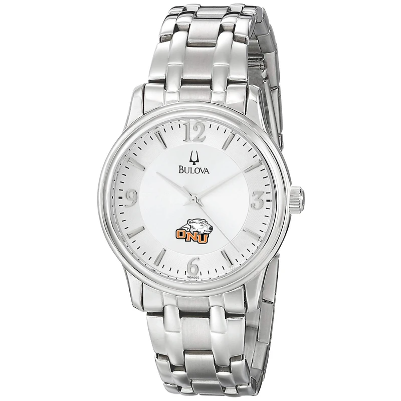 Men's Bulova  Silver Ohio Northern Polar Bears