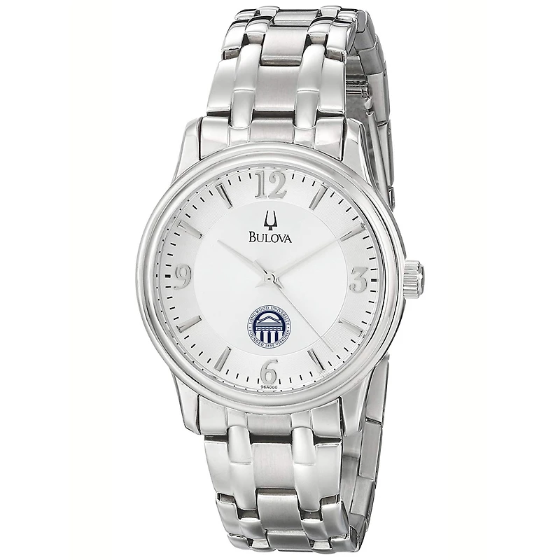 Men's Bulova Silver Longwood Lancers