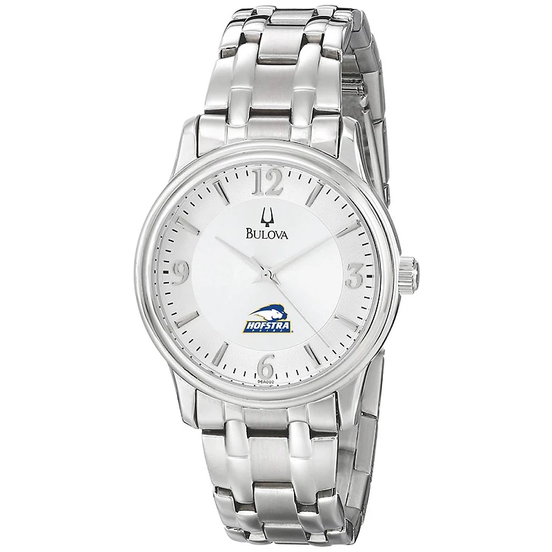 Men's Bulova  Silver Hofstra University Pride
