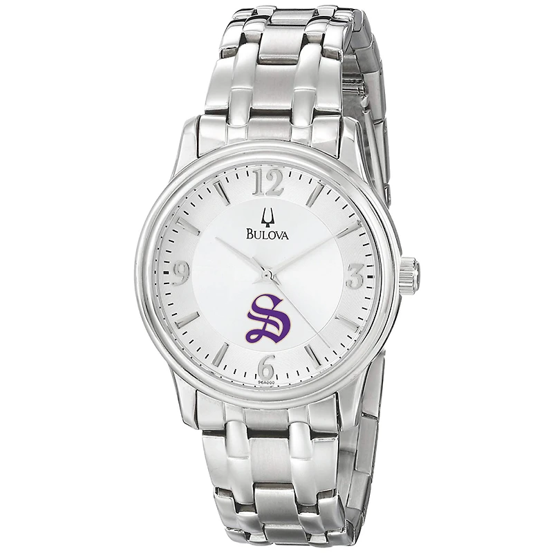 Men's Bulova  Silver Sewanee Tigers