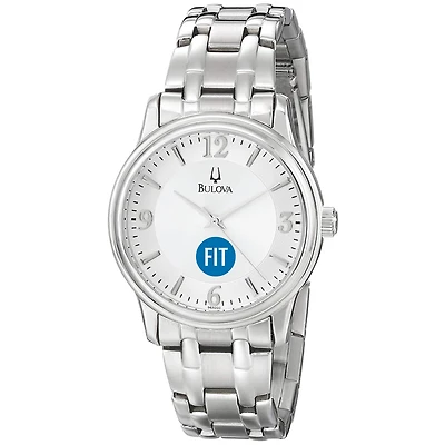 Men's Bulova  Silver SUNY Fashion Institute of Technology Tigers