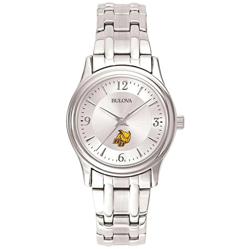 Women's Bulova Silver Rowan Profs Stainless Steel Quartz Watch