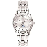 Women's Bulova Silver Hofstra University Pride Stainless Steel Quartz Watch
