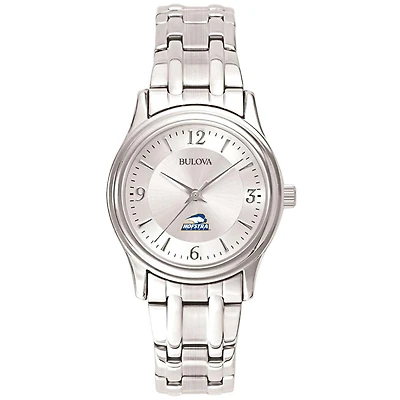 Women's Bulova Silver Hofstra University Pride Stainless Steel Quartz Watch