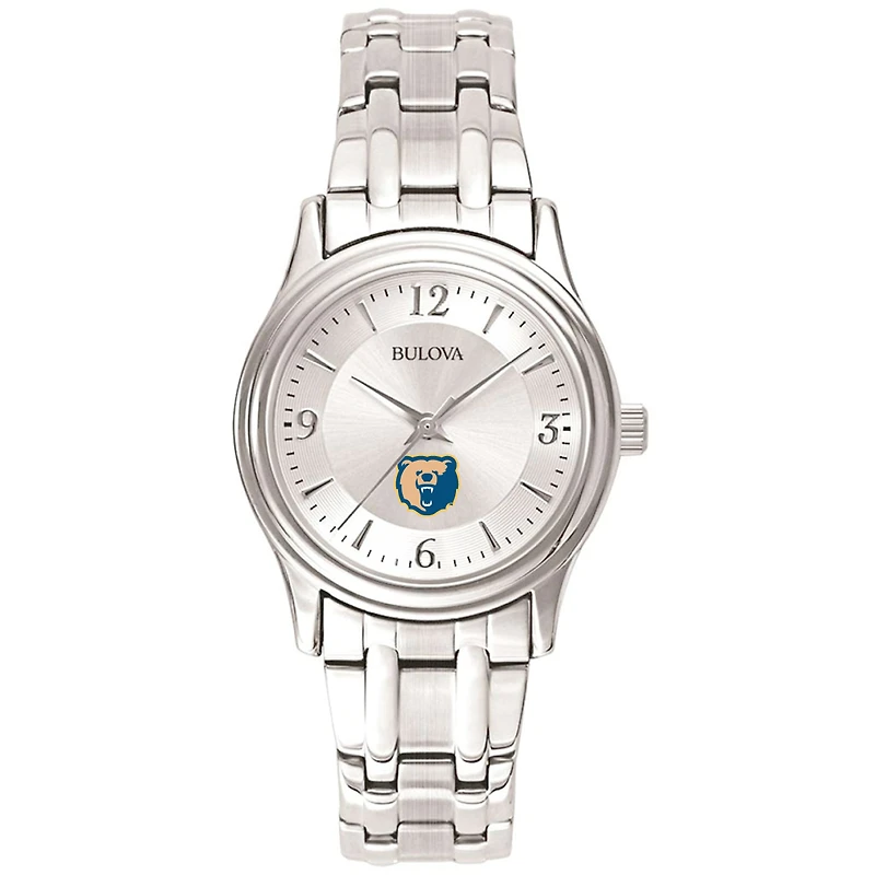 Women's Bulova Silver Morgan State Bears Stainless Steel Quartz Watch