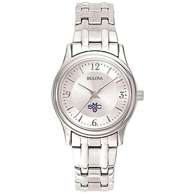 Women's Bulova Silver Saint Mary's Gaels Stainless Steel Quartz Watch