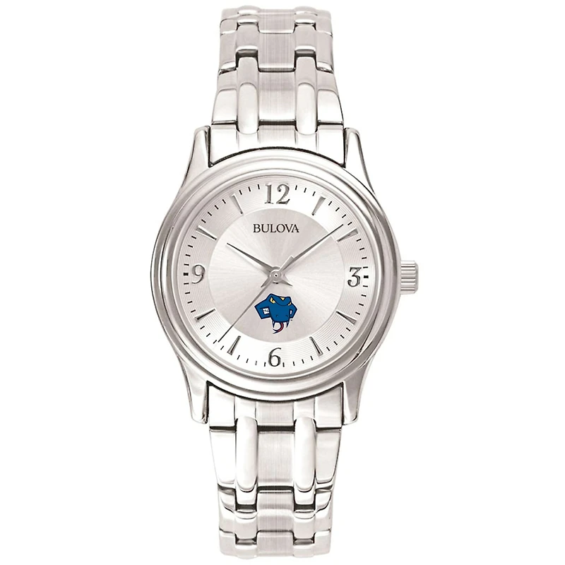 Women's Bulova Silver St. Mary's University Rattlers Stainless Steel Quartz Watch