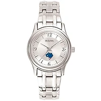 Women's Bulova Silver St. Mary's University Rattlers Stainless Steel Quartz Watch