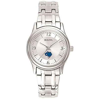 Women's Bulova Silver St. Mary's University Rattlers Stainless Steel Quartz Watch