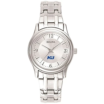 Women's Bulova Silver Marymount Saints Stainless Steel Quartz Watch