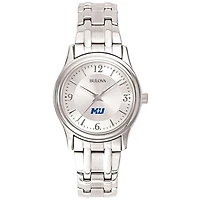 Women's Bulova Silver Marymount Saints Stainless Steel Quartz Watch
