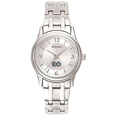 Women's Bulova Silver Eastern Oregon Mountaineers Stainless Steel Quartz Watch