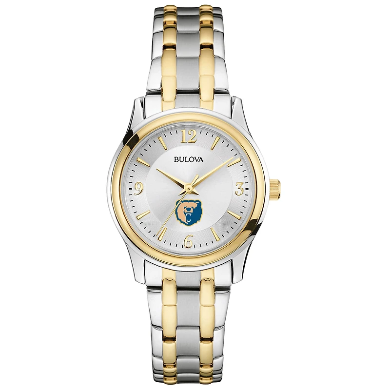 Women's Bulova Silver Morgan State Bears Classic Two-Tone Round Watch