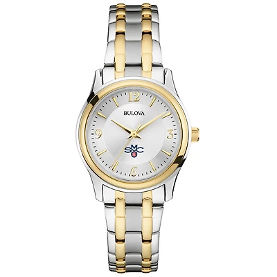 Women's Bulova Silver Saint Mary's Gaels Classic Two-Tone Round Watch