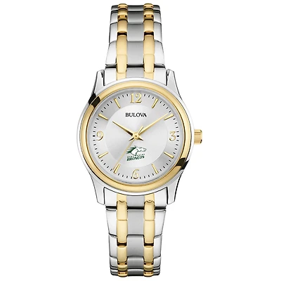 Women's Bulova Silver SUNY Delhi Broncos Classic Two-Tone Round Watch