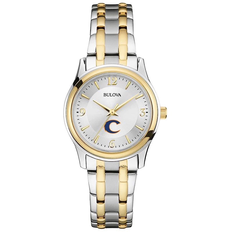 Women's Bulova Silver Clayton State Lakers Classic Two-Tone Round Watch