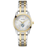 Women's Bulova Silver Notre Dame of Maryland Gators Classic Two-Tone Round Watch