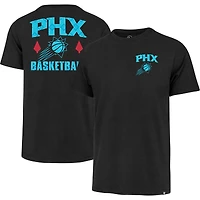 Men's '47  Black Phoenix Suns 2022/23 City Edition Backer Franklin T-Shirt