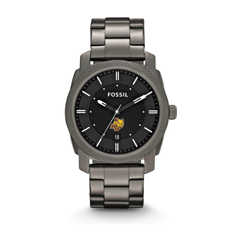 Fossil Rowan Profs Machine Smoke Stainless Steel Watch