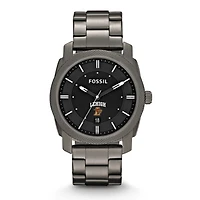 Fossil Lehigh Mountain Hawks Machine Smoke Stainless Steel Watch