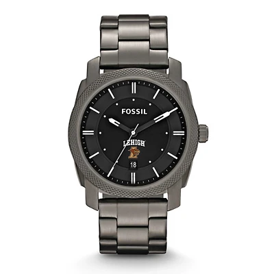 Fossil Lehigh Mountain Hawks Machine Smoke Stainless Steel Watch