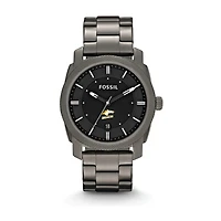 Fossil SUNY Delhi Broncos Machine Smoke Stainless Steel Watch