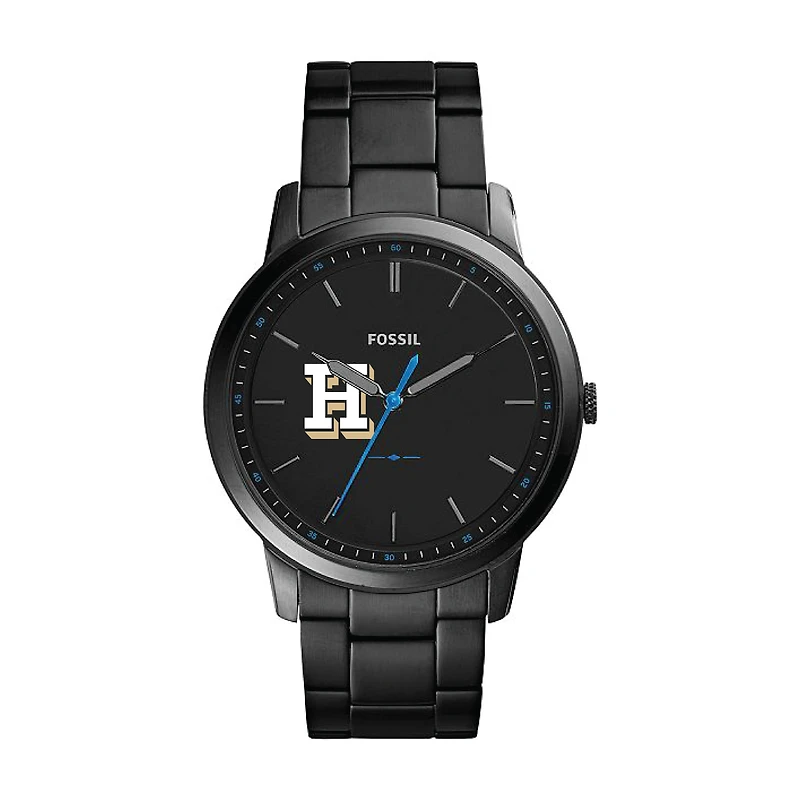Fossil Black Hamilton Continentals The Minimalist Slim Stainless Steel Watch