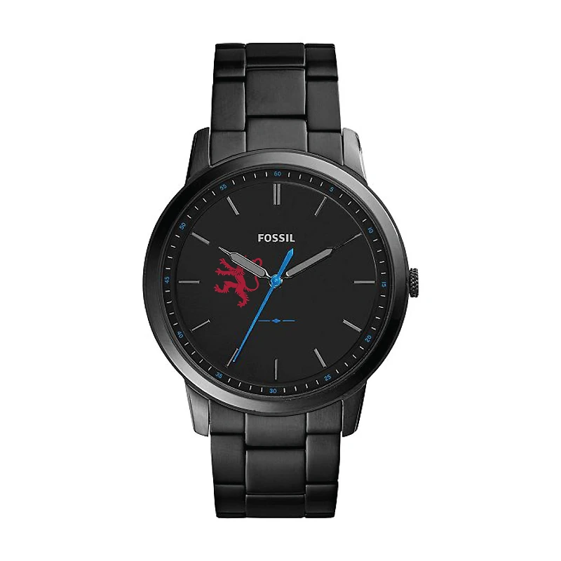 Fossil Black Phillips Exeter Academy Big Red The Minimalist Slim Stainless Steel Watch