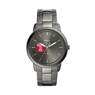 Fossil Temple Owls The Minimalist Three-Hand Smoke Watch