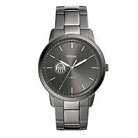 Fossil Longwood Lancers The Minimalist Three-Hand Smoke Watch