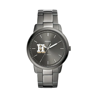 Fossil Hamilton Continentals The Minimalist Three-Hand Smoke Watch