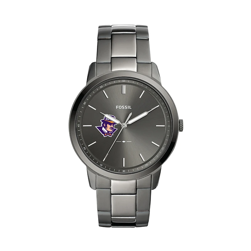 Fossil Evansville Purple Aces The Minimalist Three-Hand Smoke Watch